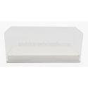 LUXBOX VETRINA DISPLAY BOX BASE IN ECOPELLE BIANCA - SYNTHETIC LEATHER BASE WHITE - Lungh.LENGHT 16.5 cm  X Largh.WIDTH 7.4 cm X