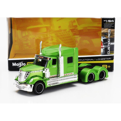 MAISTO INTERNATIONAL LONESTAR TRACTOR TRUCK 3-ASSI 2010 - GREEN MET 1/64