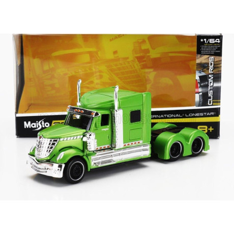 MAISTO INTERNATIONAL LONESTAR TRACTOR TRUCK 3-ASSI 2010 - GREEN MET 1/64