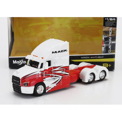MAISTO MACK ANTHEM TRACTOR TRUCK 3-ASSI 2020 - WHITE RED 1/64
