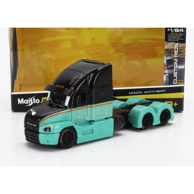 MAISTO MACK ANTHEM TRACTOR TRUCK 3-ASSI 2020 - LIGHT BLUE BLACK 1/64