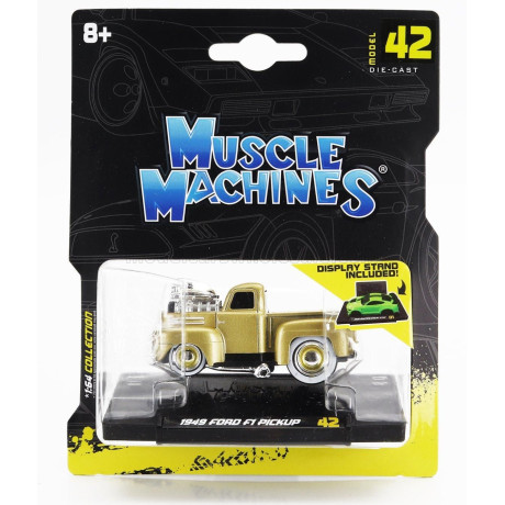 MAISTO FORD USA PICK-UP CUSTOM 1949 - GOLD 1/64