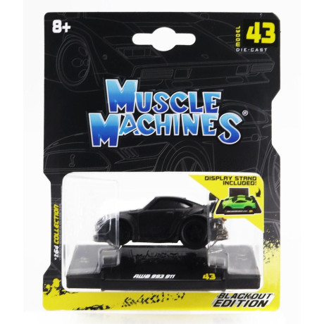 MAISTO PORSCHE 911 993 RWB CUSTOM 1996 - BLACK 1/64