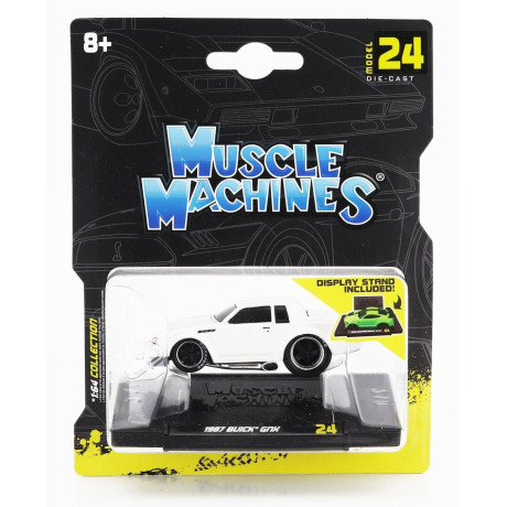 MAISTO BUICK GTX CUSTOM 1987 - WHITE 1/64