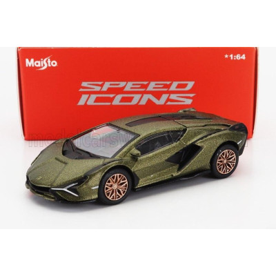 MAISTO LAMBORGHINI SIAN FKP 37 HYBRID 2020 - MATT GREEN 1/64