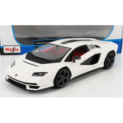 MAISTO LAMBORGHINI COUNTACH LPi 800-4 2021 - BIANCO SIDERALE - WHITE 1/18