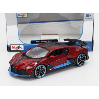 MAISTO BUGATTI DIVO 2018 - RED MET 1/24