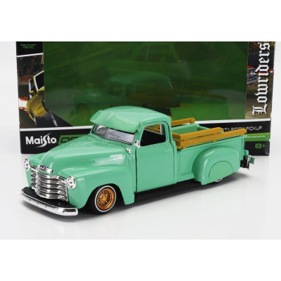 MAISTO CHEVROLET 3100 PICK-UP CUSTOM 1950 - GREEN WOOD 1/25