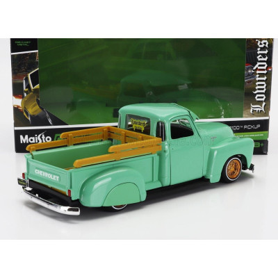 MAISTO CHEVROLET 3100 PICK-UP CUSTOM 1950 - GREEN WOOD 1/25