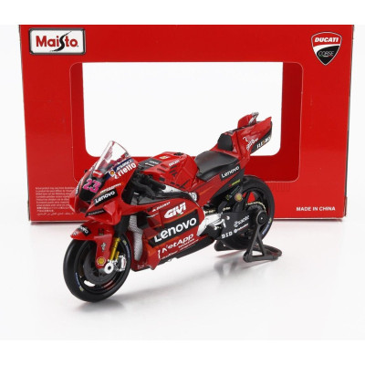 MAISTO DUCATI DESMOSEDICI GP23 TEAM LENOVO N 23 MOTOGP SEASON 2023 ENEA BASTIANINI - RED 1/18