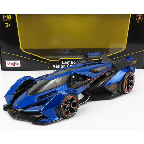 MAISTO LAMBORGHINI LAMBO V12 VISION GT N 63 GRAN TURISMO 2020 - BLUE MET 1/18