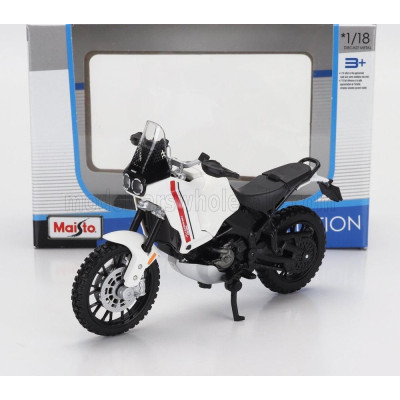 MAISTO DUCATI DESERTX 2022 - WHITE BLACK 1/18