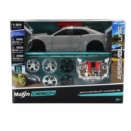 MAISTO CHEVROLET CAMARO SS COUPE CUSTOM 2010 - GREY BLACK 1/24