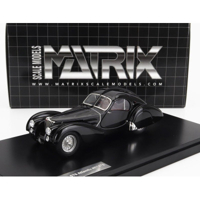 MATRIX SCALE MODELS BUGATTI TYPE 57S ATLANTIC 1937 - BLACK 1/43
