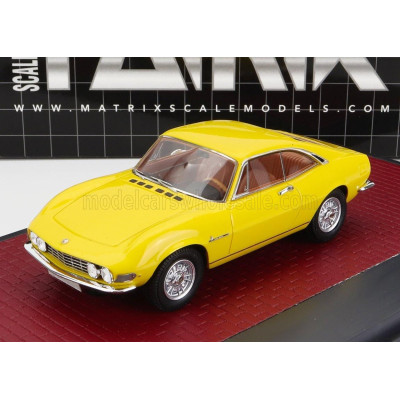 MATRIX SCALE MODELS FIAT DINO PININFARINA BERLINETTA SPECIALE PROTOTYPE 1965 FERRARI ENGINE - YELLOW 1/43