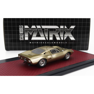 MATRIX SCALE MODELS FORD USA GT40 MKIII 1967 - GOLD MET 1/43