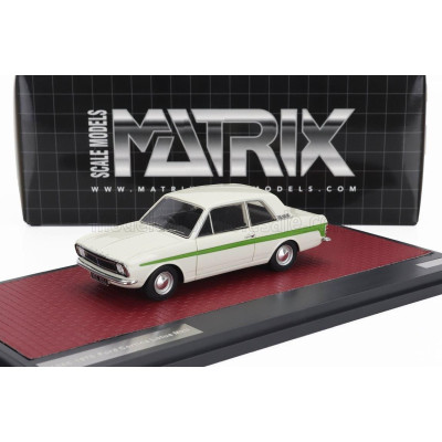 MATRIX SCALE MODELS FORD ENGLAND CORTINA LOTUS MKII 1966 - WHITE 1/43