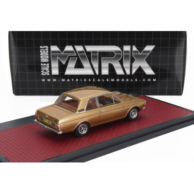 MATRIX SCALE MODELS FORD ENGLAND CORTINA LOTUS MKII 1966 - GOLD 1/43