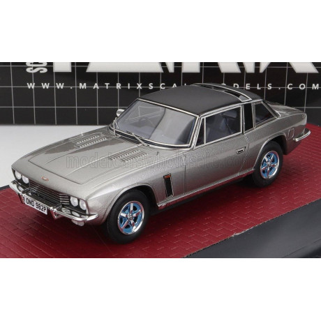 MATRIX SCALE MODELS JENSEN INTERCEPTOR SIII COUPE 1975 - SILVER BLACK 1/43