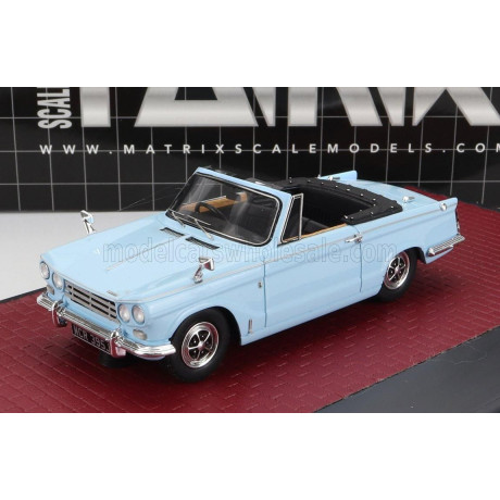 MATRIX SCALE MODELS TRIUMPH VITESSE DHC 1968 - BLUE 1/43