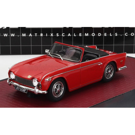 MATRIX SCALE MODELS TRIUMPH TR5 CABRIOLET OPEN 1967 - RED 1/43