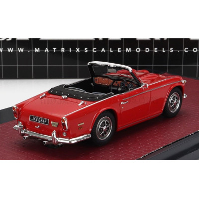 MATRIX SCALE MODELS TRIUMPH TR5 CABRIOLET OPEN 1967 - RED 1/43