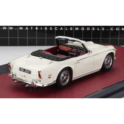 MATRIX SCALE MODELS TRIUMPH TR5 CABRIOLET OPEN 1967 - WHITE 1/43