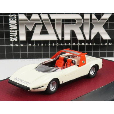 MATRIX SCALE MODELS ALFA ROMEO P33 ROADSTER PININFARINA 1968 - WHITE 1/43