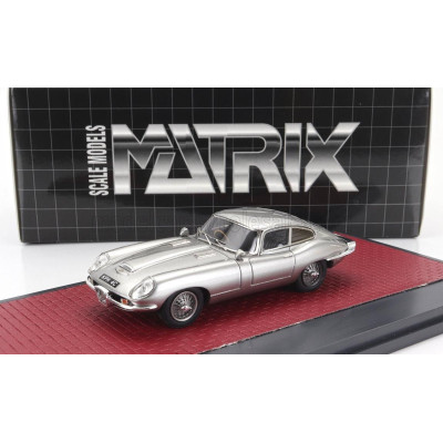 MATRIX SCALE MODELS JAGUAR E-TYPE COOMBS FRUA COUPE 1964 - SILVER 1/43