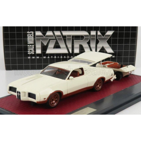 MATRIX SCALE MODELS MERCURY MONTEGO SPORTSHAULER CONCEPT 1971 - WHITE 1/43