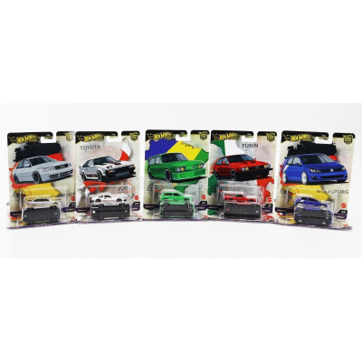 MATTEL HOT WHEELS TOYOTA SET ASSORTMENT 10 PIECES - VARIOUS 1/64
