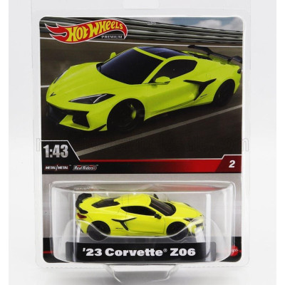 MATTEL HOT WHEELS CHEVROLET CORVETTE Z06 COUPE 2023 - BLISTER BOX - YELLOW 1/43
