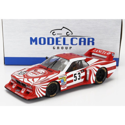 MCG LANCIA BETA MONTECARLO TURBO Gr.5 TEAM LANCIA CORSE N 53 6h SILVERSTONE 1980 RICCARDO PATRESE - EDDIE CHEEVER - WHITE RED 1/
