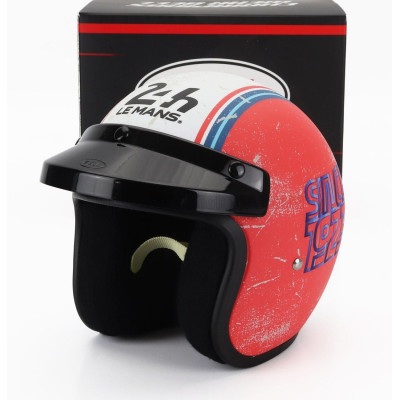 MINI HELMET BELL HELMET CASCO HELMET 500-TX 24h LE MANS 1923 - BLUE WHITE 1/2