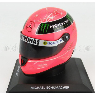 MINI HELMET SCHUBERTH HELMET F1  CASCO HELMET MGPW03 TEAM PETRONAS MERCEDES AMG N 7 25 november GP BRAZIL 2012 LAST RACE MICHAEL