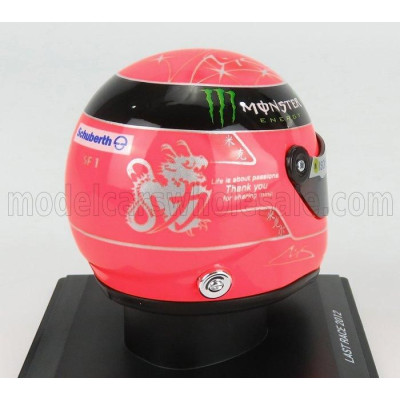 MINI HELMET SCHUBERTH HELMET F1  CASCO HELMET MGPW03 TEAM PETRONAS MERCEDES AMG N 7 25 november GP BRAZIL 2012 LAST RACE MICHAEL