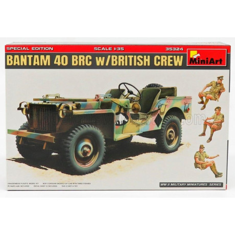 MINIART JEEP BANTAM BRC40 BRITISH CREW MILITARY 1940 1/35