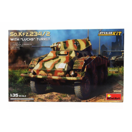 MINIART TANK 234/2 WITH LUCHS TURRET MILITARY 1945 1/35