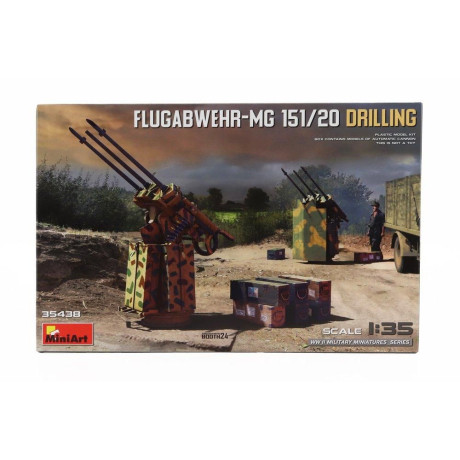MINIART ACCESSORIES FLUGABWEHR MG 151/20 DRILLING MILITARY 1945 1/35