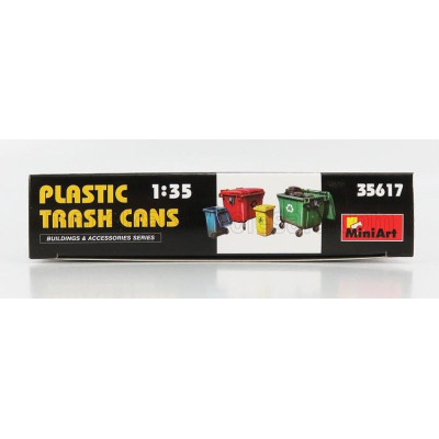 MINIART ACCESSORIES SET CESTINO E CASSONETTO RIFIUTI - TRASH CANS 1/35
