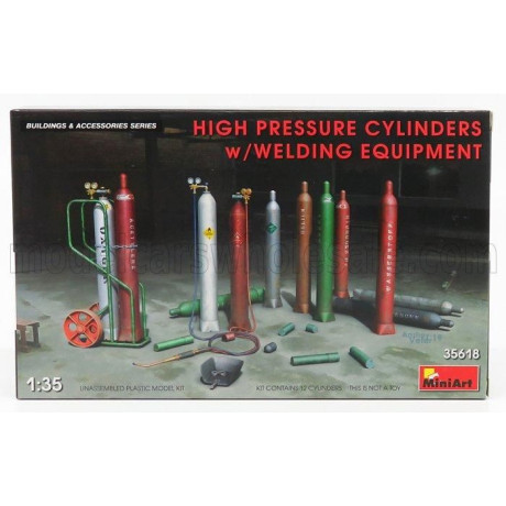 MINIART ACCESSORIES HIGH PRESSURE CYLINDERS WELDING EQUIPMENT 1/35