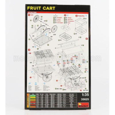 MINIART ACCESSORIES CARRETTO FRUTTA - FRUIT CART 1/35
