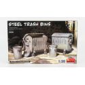 MINIART ACCESSORIES STEEL TRASH BINS 1/35