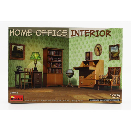 MINIART ACCESSORIES HOME OFFICE INTERIOR 1/35