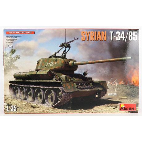 MINIART KAMPFPANZER T-34/85 MILITARY TANK SYRIAN 1944 1/35
