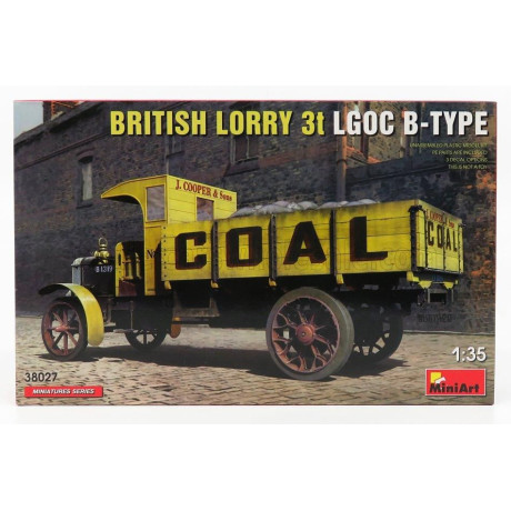 MINIART LGOC B TYPE BRITISH LORRY 3t TRUCK 1910 1/35