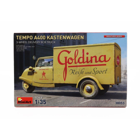 MINIART TEMPO A400 LIEFERWAGEN 3-WHEELS GOLDINA TRUCK 1962 1/35
