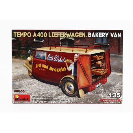 MINIART TEMPO A400 LIEFERWAGEN 3-WHEELS BAKERY VAN TRUCK 1962 1/35