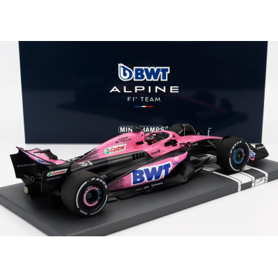 MINICHAMPS ALPINE F1  A523 TEAM BWT ALPINE N 31 SEASON 2023 ESTEBAN OCON - BLUE PINK 1/18