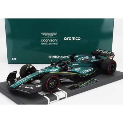 MINICHAMPS ASTON MARTIN F1  AMR23 TEAM ARAMCO COGNIZANT N 18 AUSTRALIAN GP 2023 LANCE STROLL - GREEN 1/18